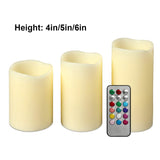 3-Piece: Flameless Votive Candles Indoor Lighting - Tophatter Daily Deals