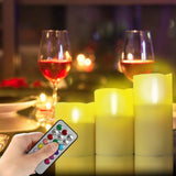 3-Piece: Flameless Votive Candles Indoor Lighting - Tophatter Daily Deals