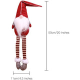 3 Piece: Handmade Sitting Long-Legged Christmas Elf Bottle Decoration Set Christmas Decorations - Tophatter Daily Deals