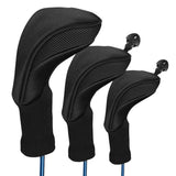 3-Piece: Long Neck Mesh Golf Club Head Cover Outdoor Recreation - Tophatter Daily Deals