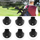 3-Piece: Long Neck Mesh Golf Club Head Cover Outdoor Recreation - Tophatter Daily Deals