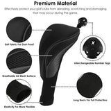 3-Piece: Long Neck Mesh Golf Club Head Cover Outdoor Recreation - Tophatter Daily Deals