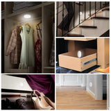 3-Piece: Motion Sensor Stick-on Cordless Night LED Lamp Indoor Lighting - Tophatter Daily Deals