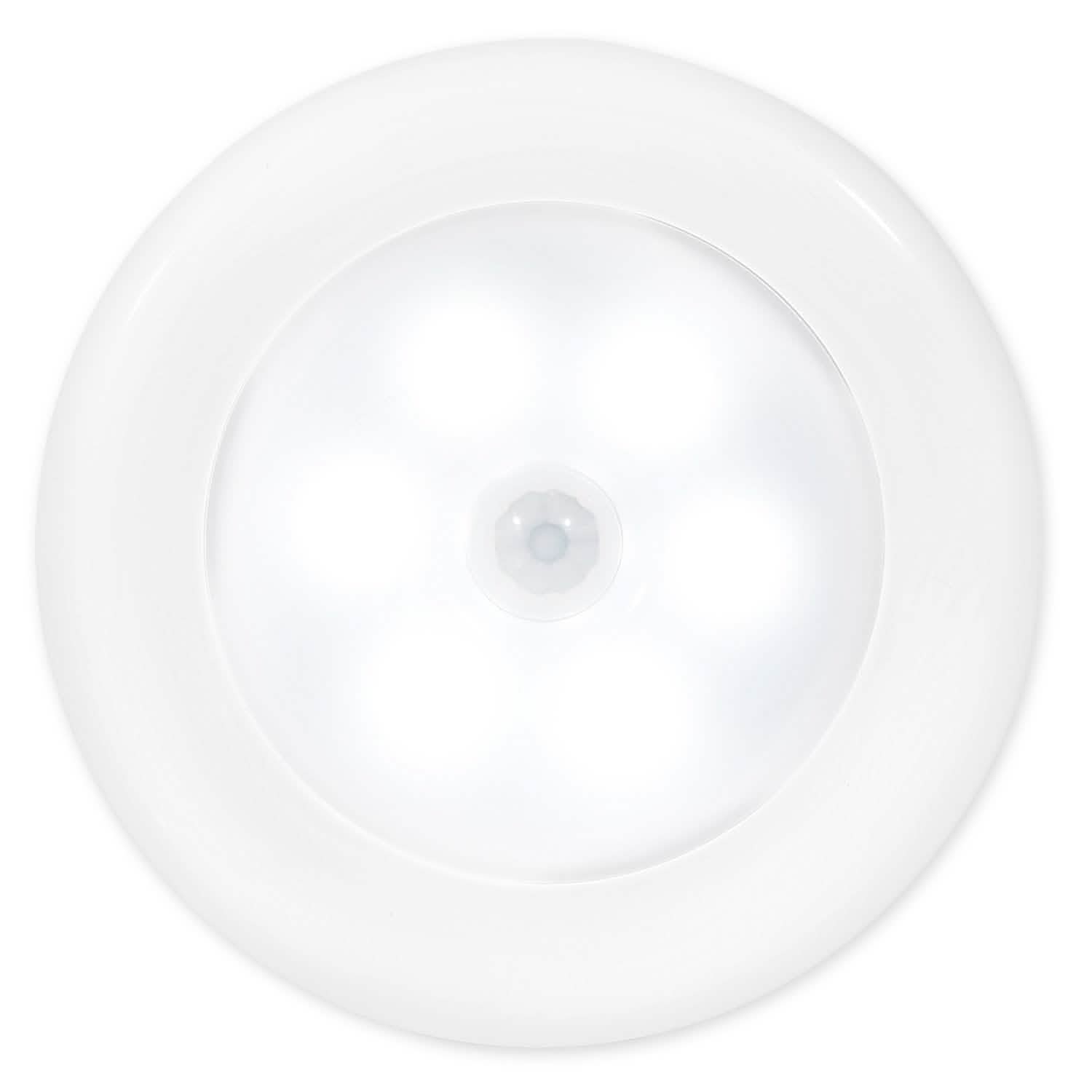 3-Piece: Motion Sensor Stick-on Cordless Night LED Lamp Indoor Lighting - Tophatter Daily Deals