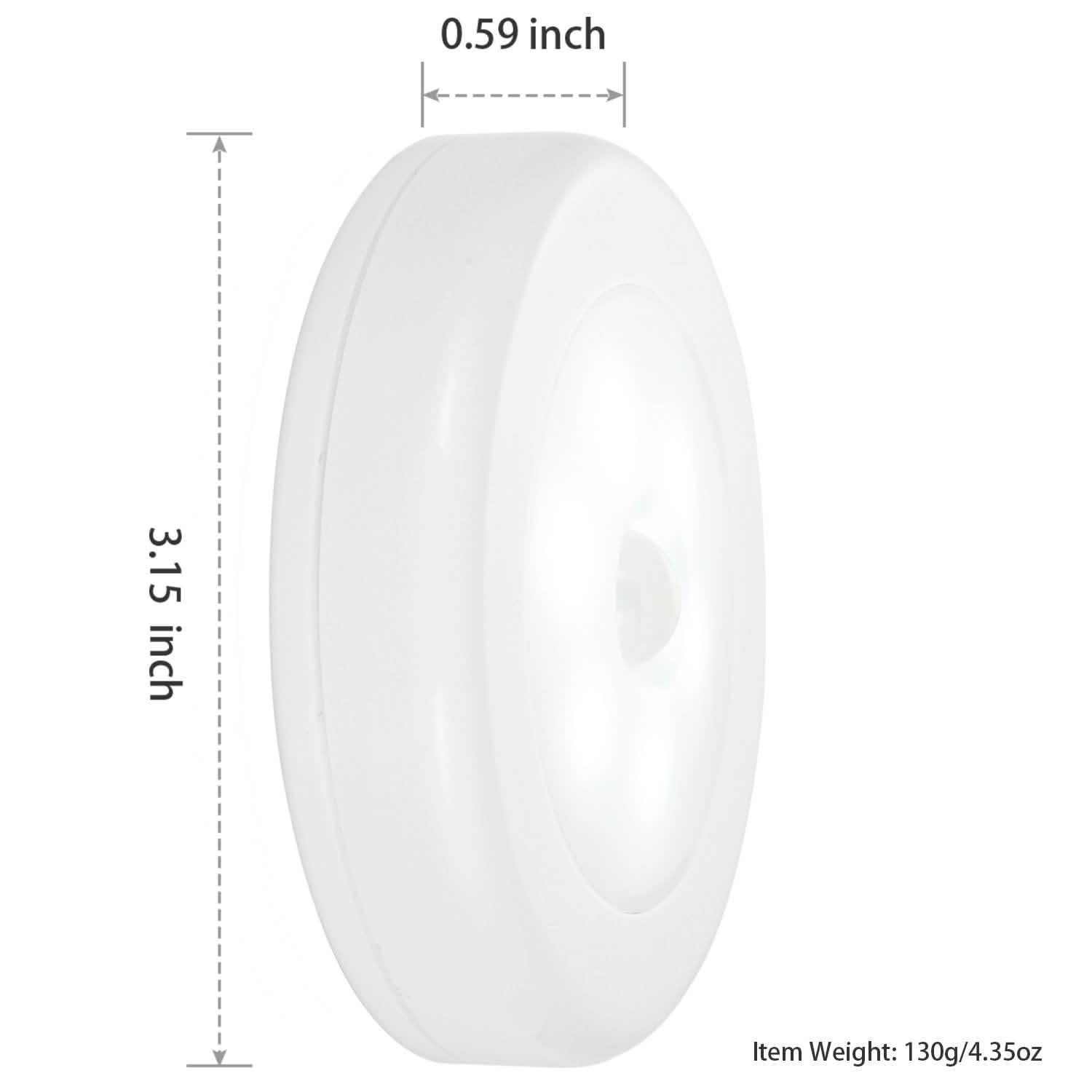 3-Piece: Motion Sensor Stick-on Cordless Night LED Lamp Indoor Lighting - Tophatter Daily Deals