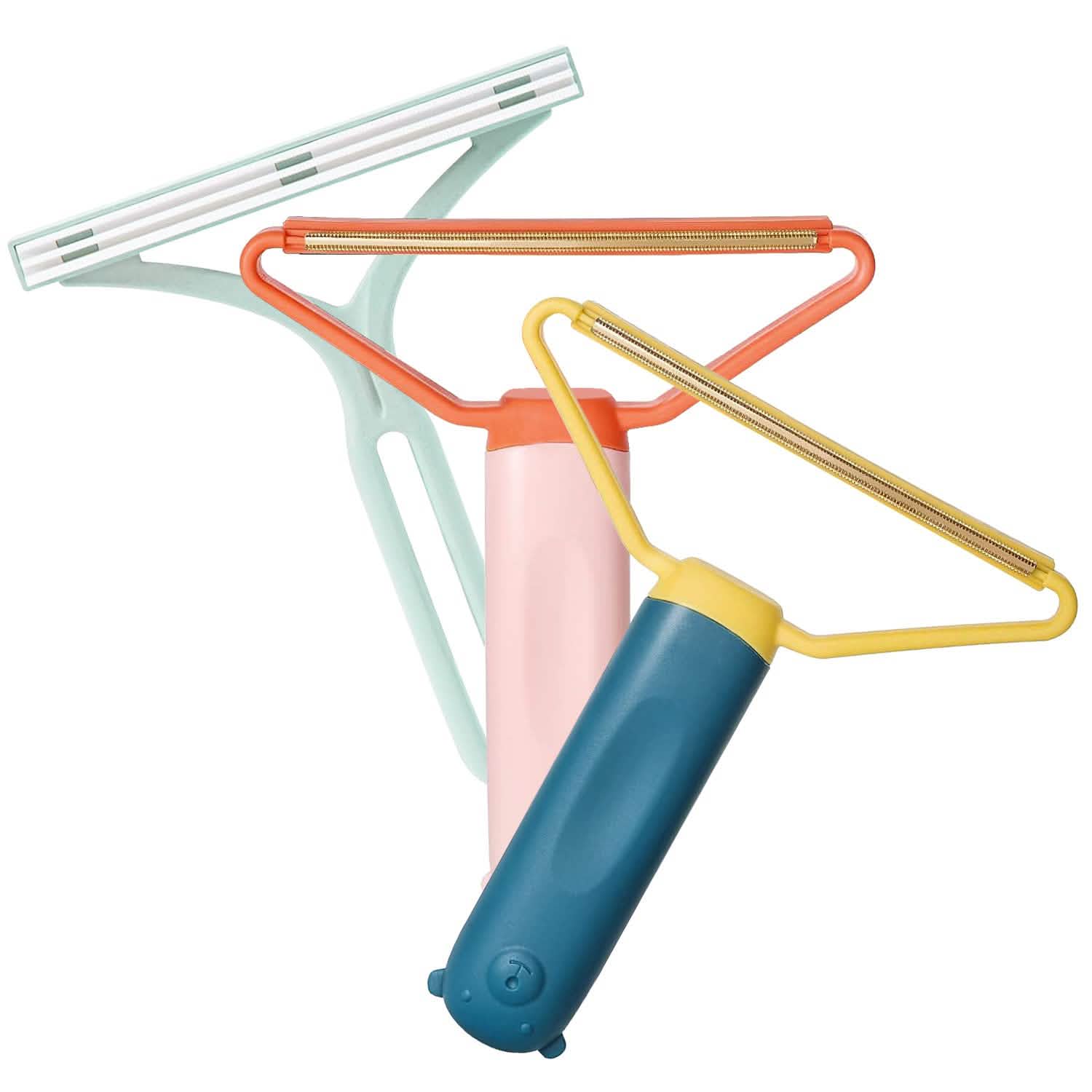 3-Piece: Portable Reusable Double Side Lint Remover Household Appliances - Tophatter Daily Deals