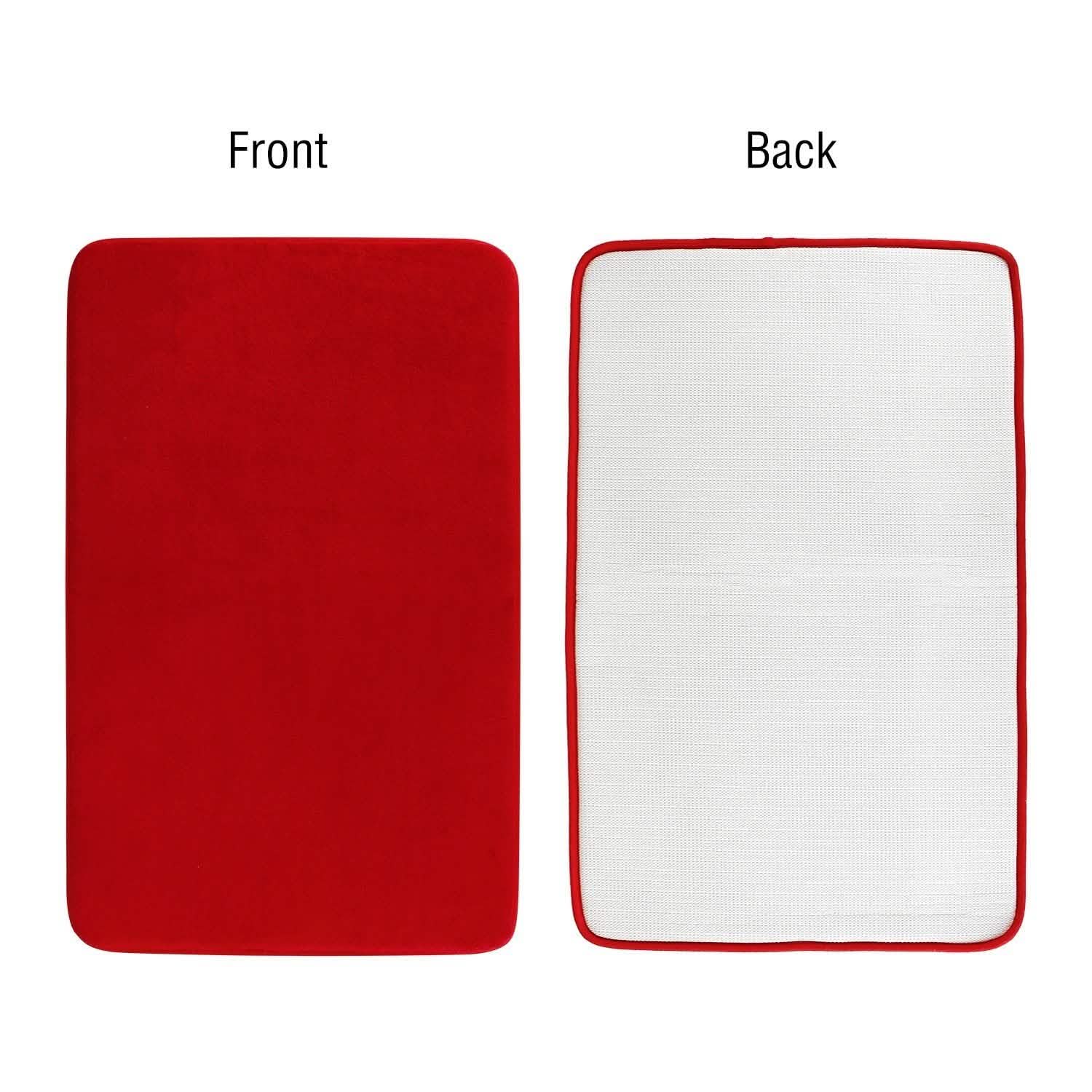 3-Piece Set: Bathroom Rug Set Plush Velvet Bath Carpet Bath - Tophatter Daily Deals