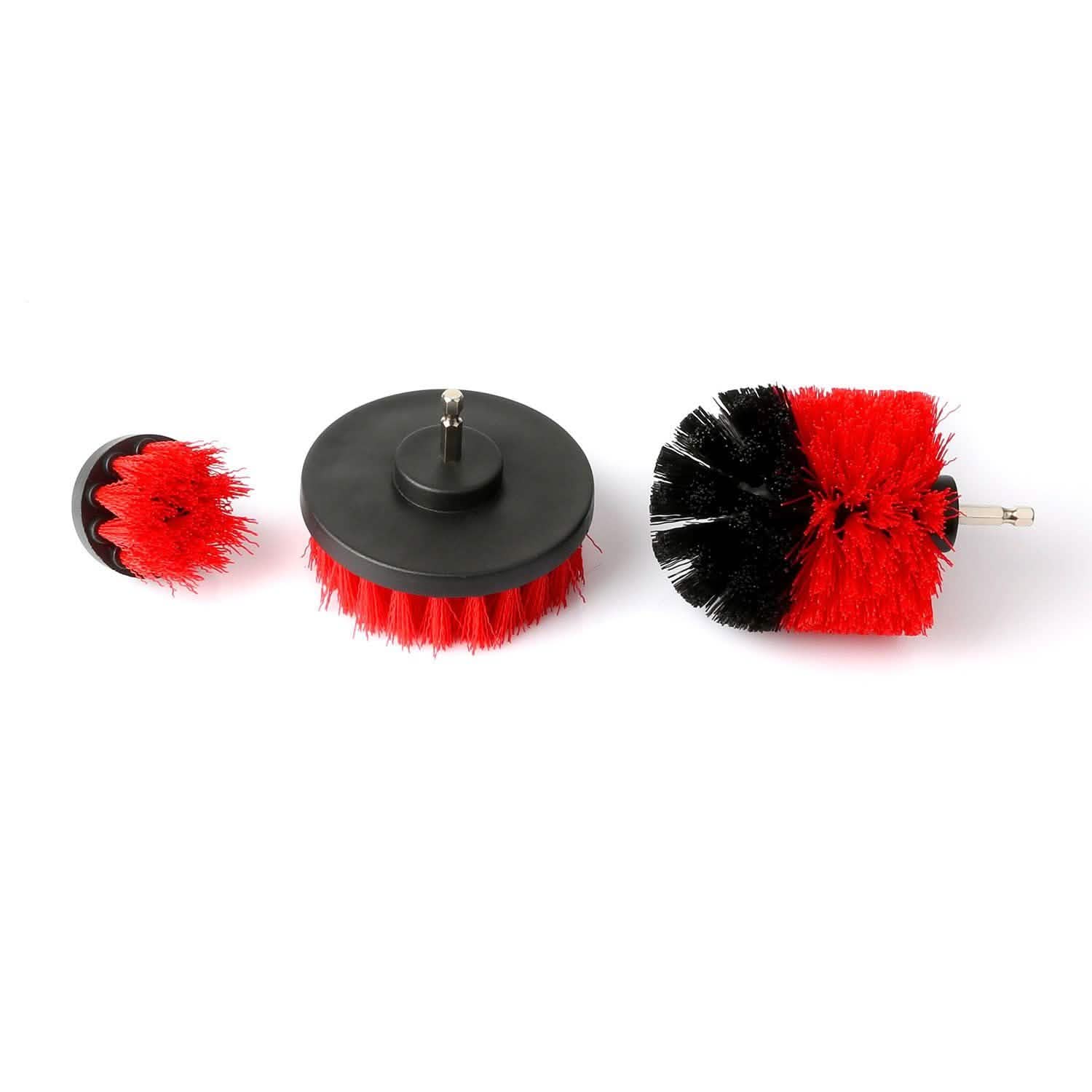 3-Piece Set: Drill Brush Power Scrubber Home Improvement - Tophatter Daily Deals
