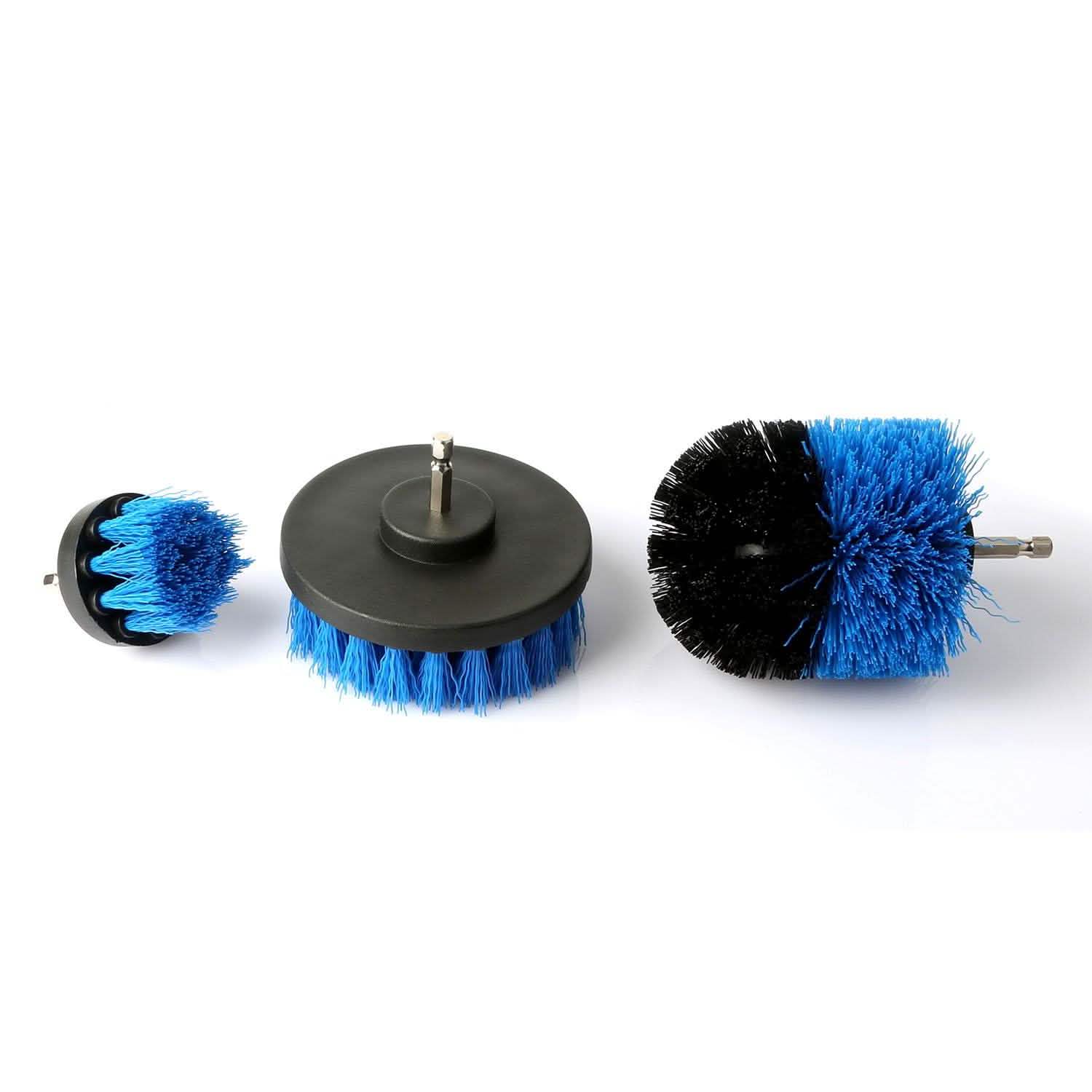 3-Piece Set: Drill Brush Power Scrubber Home Improvement - Tophatter Daily Deals