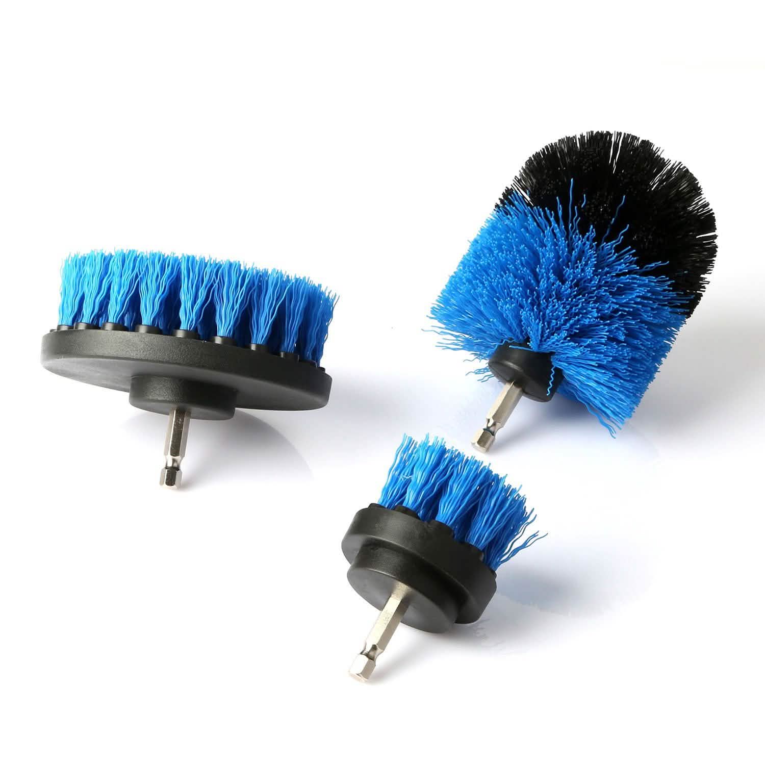 3-Piece Set: Drill Brush Power Scrubber Home Improvement - Tophatter Daily Deals
