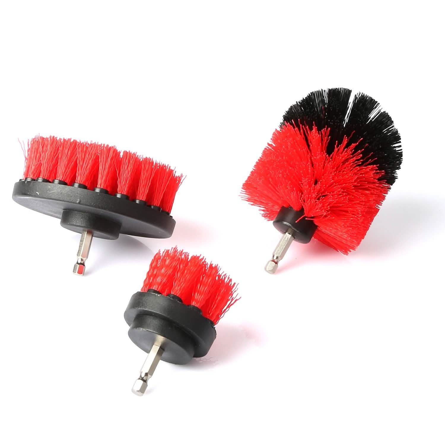 3-Piece Set: Drill Brush Power Scrubber Home Improvement - Tophatter Daily Deals