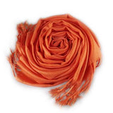 3-Piece Set: Pure Color Tassel Artificial Cashmere Shawl Soft Wrap Gloves, Scarves & Earmuffs - Tophatter Daily Deals
