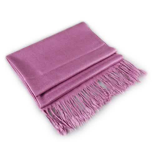3-Piece Set: Pure Color Tassel Artificial Cashmere Shawl Soft Wrap Gloves, Scarves & Earmuffs - Tophatter Daily Deals