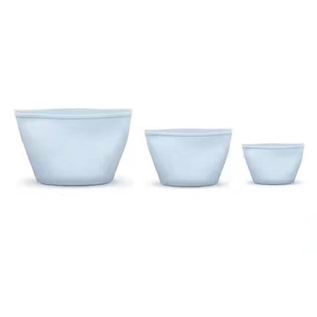 3-Piece Set: Reusable Refrigerator Fresh Bags Blue Kitchen Storage - Tophatter Daily Deals