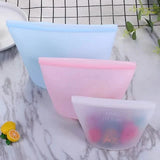 3-Piece Set: Reusable Refrigerator Fresh Bags Kitchen Storage - Tophatter Daily Deals