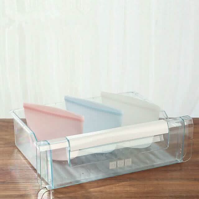 3-Piece Set: Reusable Refrigerator Fresh Bags Kitchen Storage - Tophatter Daily Deals
