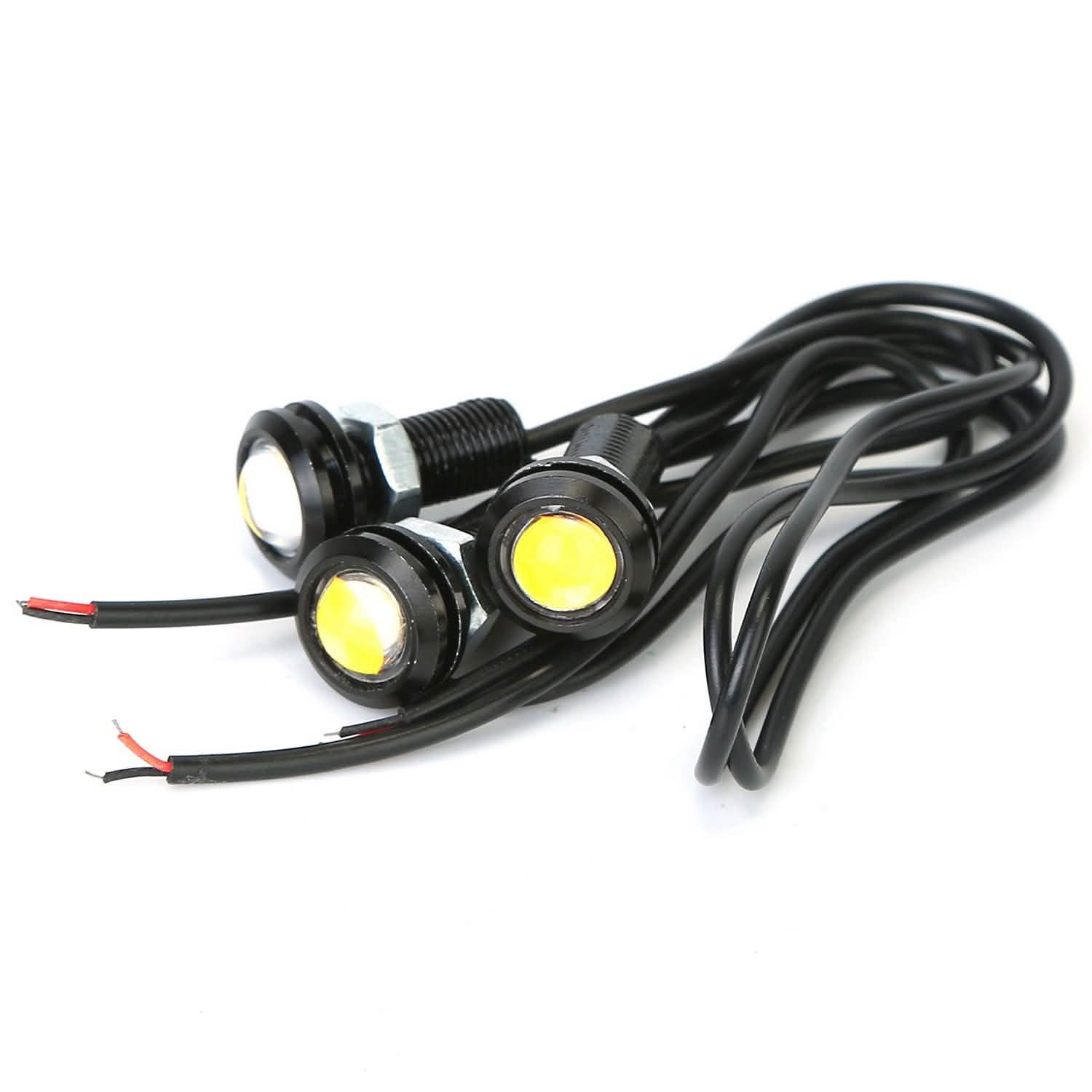 3-Pieces: Amber Eagle Eye LED Light Automotive - Tophatter Daily Deals