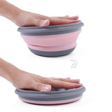 3-Pieces: Folding Camping Bowl Set Kitchen Storage - Tophatter Daily Deals