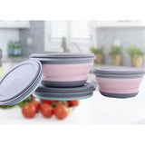 3-Pieces: Folding Camping Bowl Set Kitchen Storage - Tophatter Daily Deals