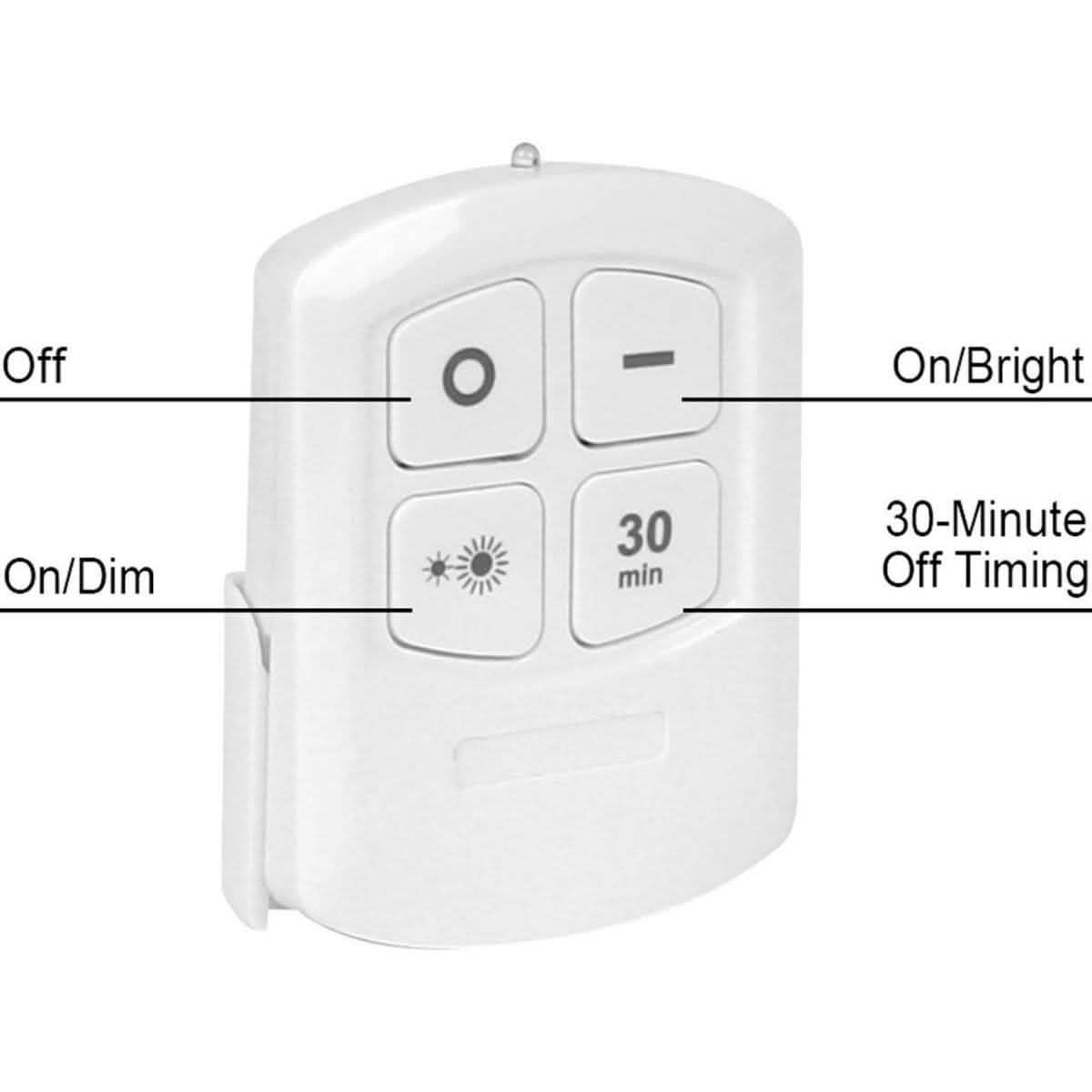 3-Pieces: LED Night Cordless Battery Powered Indoor Lighting - Tophatter Daily Deals