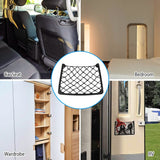 3-Pieces: Mesh Pocket Seat Side Organizer Automotive - Tophatter Daily Deals