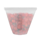 3-Pieces: Silicone Food Storage Bags Reusable Leakproof Food Container Set with 3 Seals Food Storage Containers - Tophatter Daily Deals