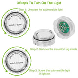 3-Pieces: Submersible LED Tea Lights Waterproof Candle Lights Indoor Lighting - Tophatter Daily Deals