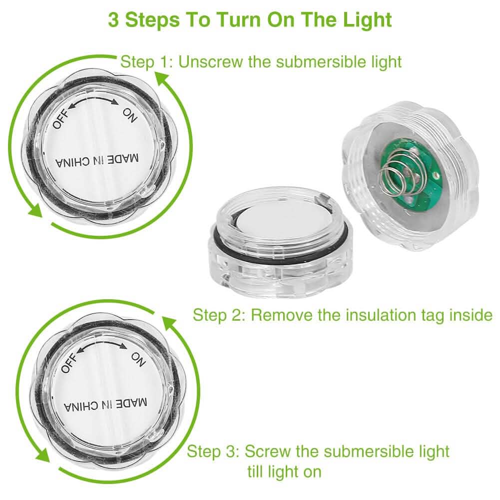 3-Pieces: Submersible LED Tea Lights Waterproof Candle Lights Indoor Lighting - Tophatter Daily Deals