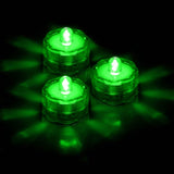 3-Pieces: Submersible LED Tea Lights Waterproof Candle Lights Green Indoor Lighting - Tophatter Daily Deals