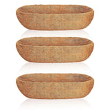 3-Pieces: Trough Coco Basket Half Moon Planter Replacement Garden & Patio - Tophatter Daily Deals