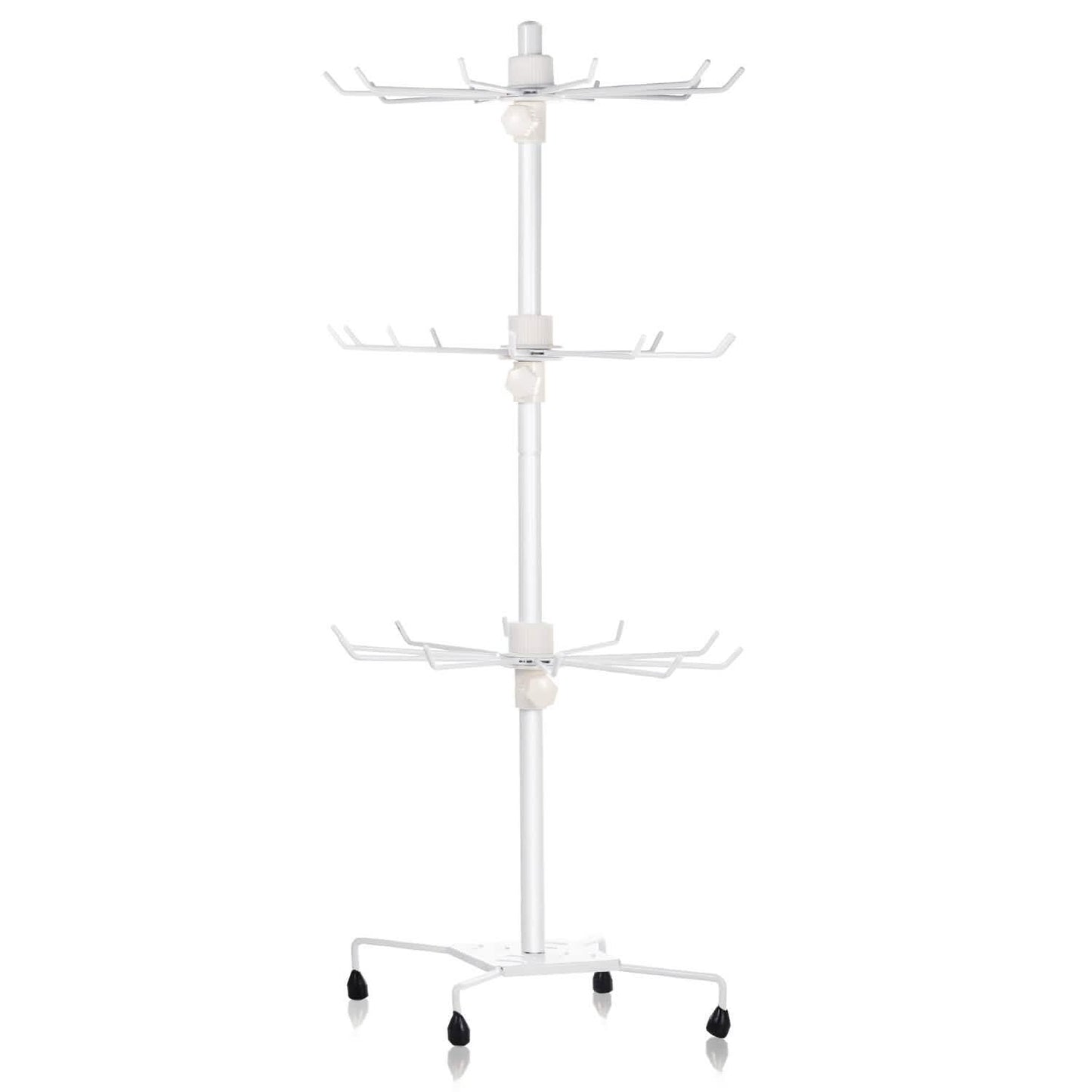 3-Tier Metal Jewelry Rack 30-Hook Necklaces Bracelets Display Stand Storage & Organization - Tophatter Daily Deals