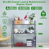 3-Tier Plant Stand Shelf Display Rack Garden & Patio - Tophatter Daily Deals