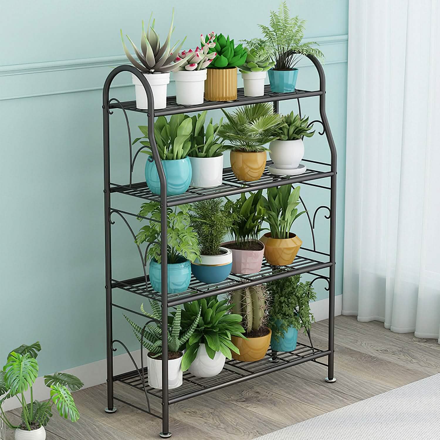 3-Tier Plant Stand Shelf Display Rack Garden & Patio - Tophatter Daily Deals