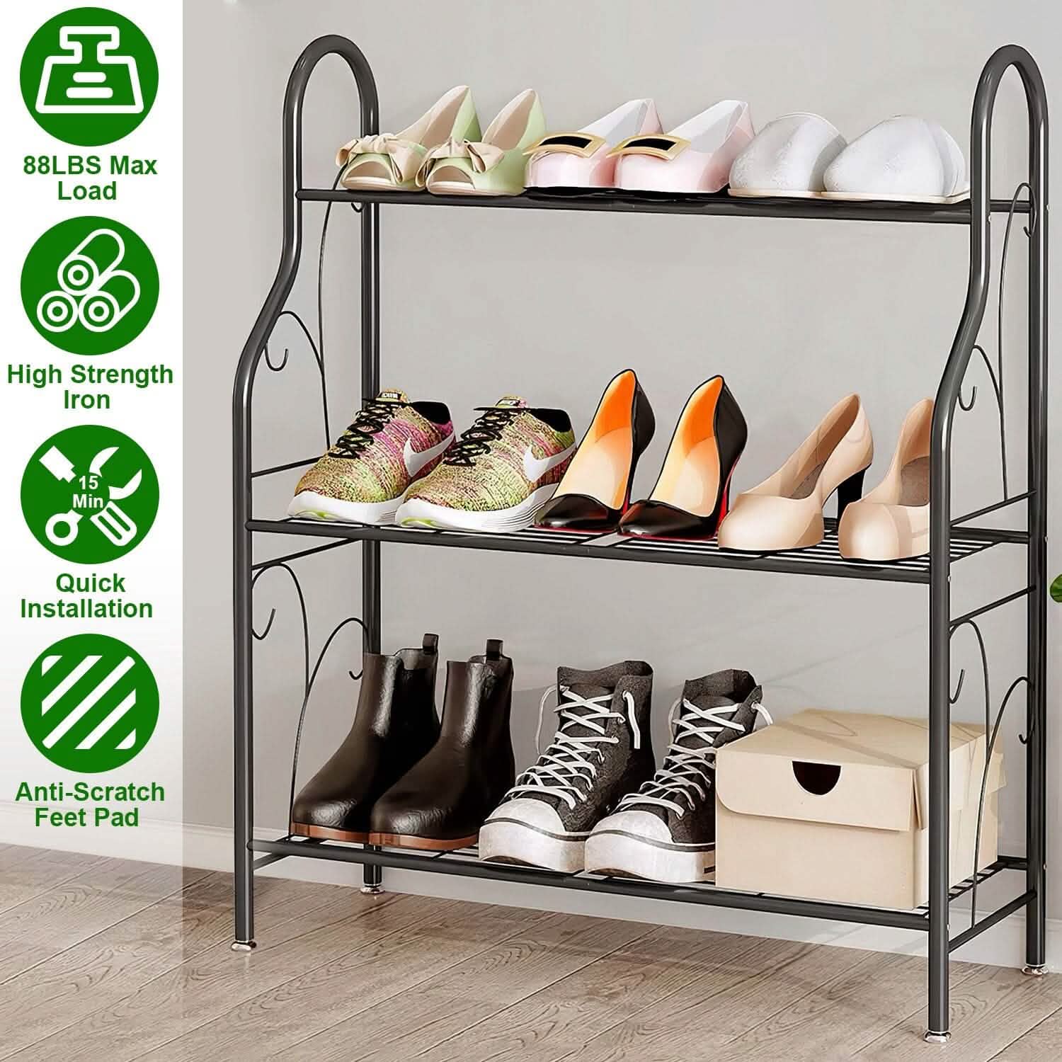 3-Tier Plant Stand Shelf Display Rack Garden & Patio - Tophatter Daily Deals
