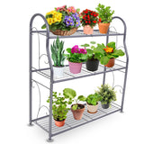 3-Tier Plant Stand Shelf Display Rack Garden & Patio - Tophatter Daily Deals