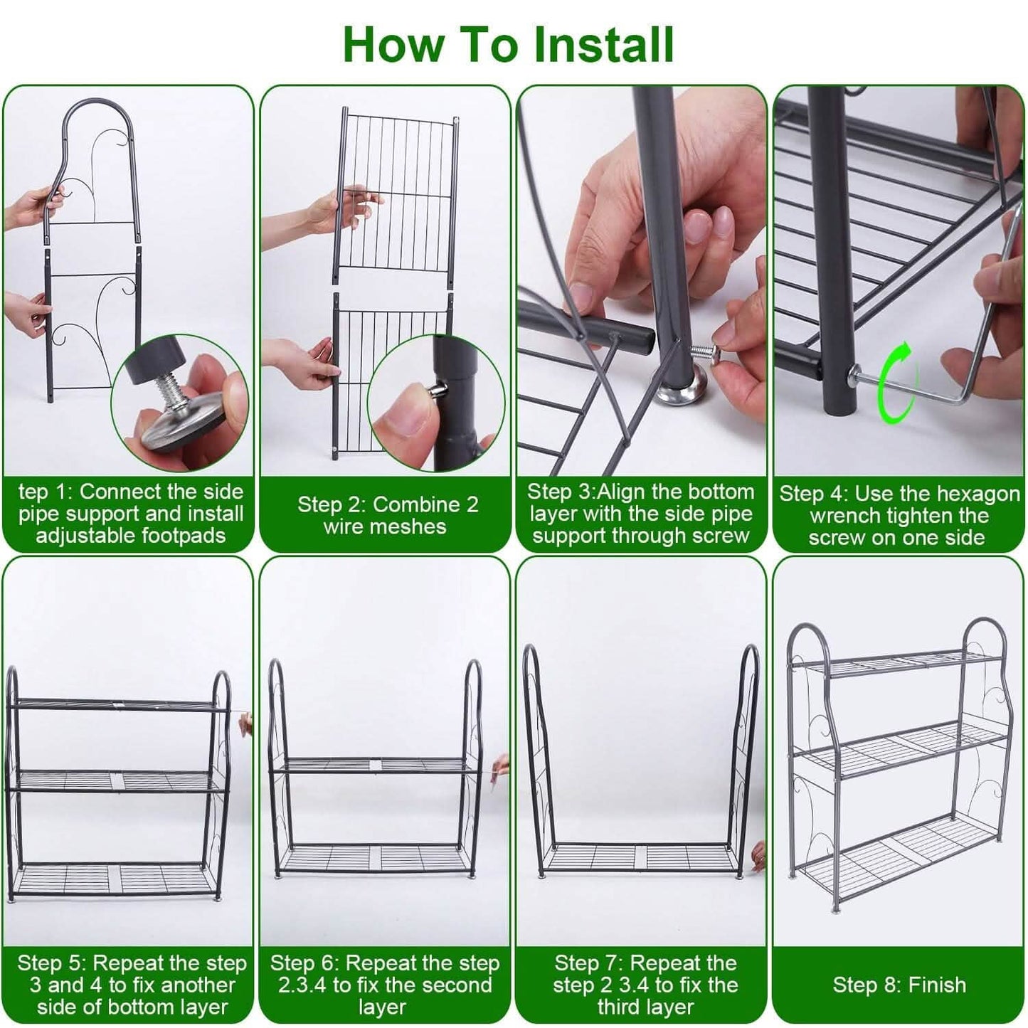 3-Tier Plant Stand Shelf Display Rack Garden & Patio - Tophatter Daily Deals