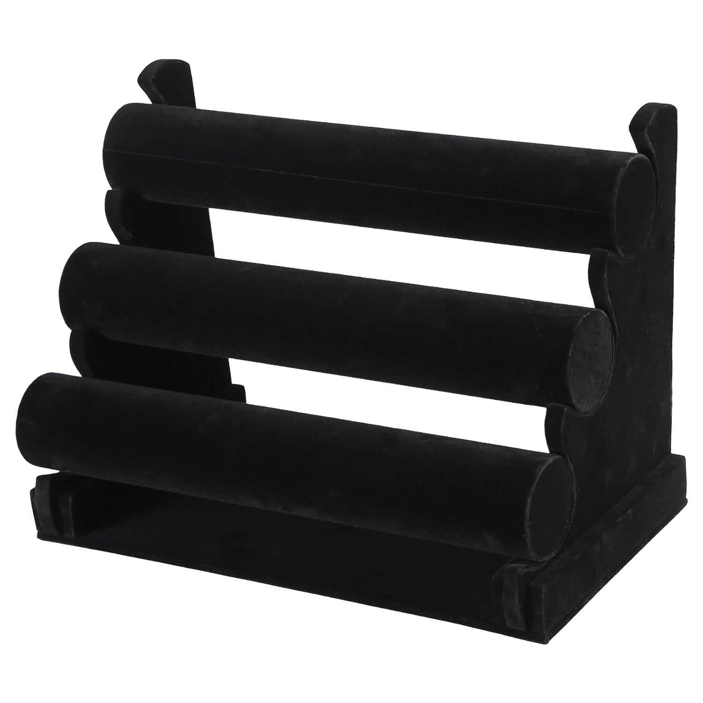 3-Tier Velvet Jewelry Stand Storage & Organization - Tophatter Daily Deals