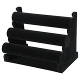 3-Tier Velvet Jewelry Stand Storage & Organization - Tophatter Daily Deals