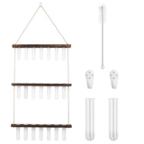 3-Tier Wall Hanging Glass Tube Planter Garden & Patio - Tophatter Daily Deals