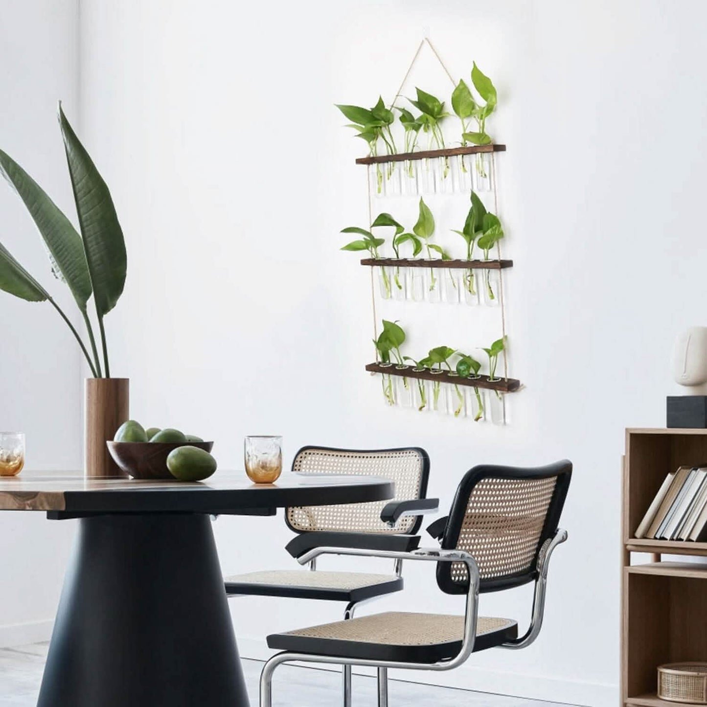 3-Tier Wall Hanging Glass Tube Planter Garden & Patio - Tophatter Daily Deals