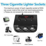 3-Way Car Plug Charger Adapter Automotive - Tophatter Daily Deals