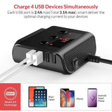 3-Way Car Plug Charger Adapter Automotive - Tophatter Daily Deals