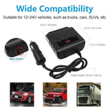 3-Way Car Plug Charger Adapter Automotive - Tophatter Daily Deals