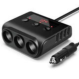 3-Way Car Plug Charger Adapter Automotive - Tophatter Daily Deals
