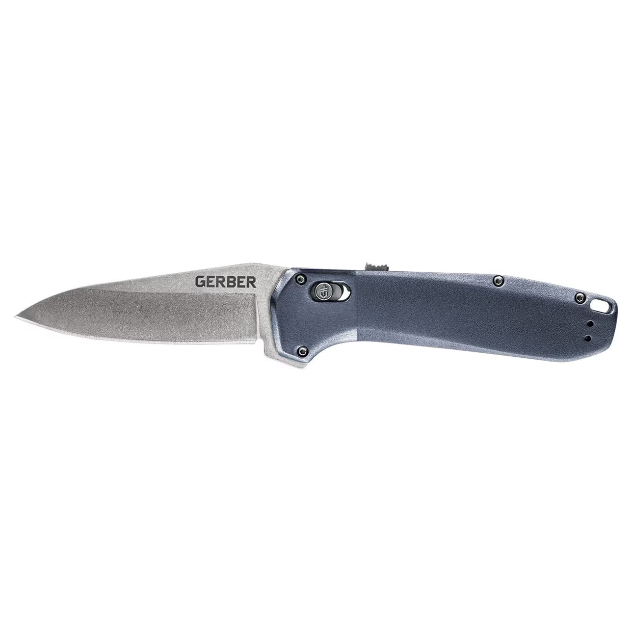 Gerber Highbrow - Assisted Flipper Knife - Blue Aluminum Handle - 30-001639 Knives - Tophatter Daily Deals