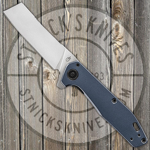 Gerber Fastball - Stonewashed CPM-20CV Blade - Blue Handle - Ball Bearing Flipper - 30-001837 Knives - Tophatter Daily Deals