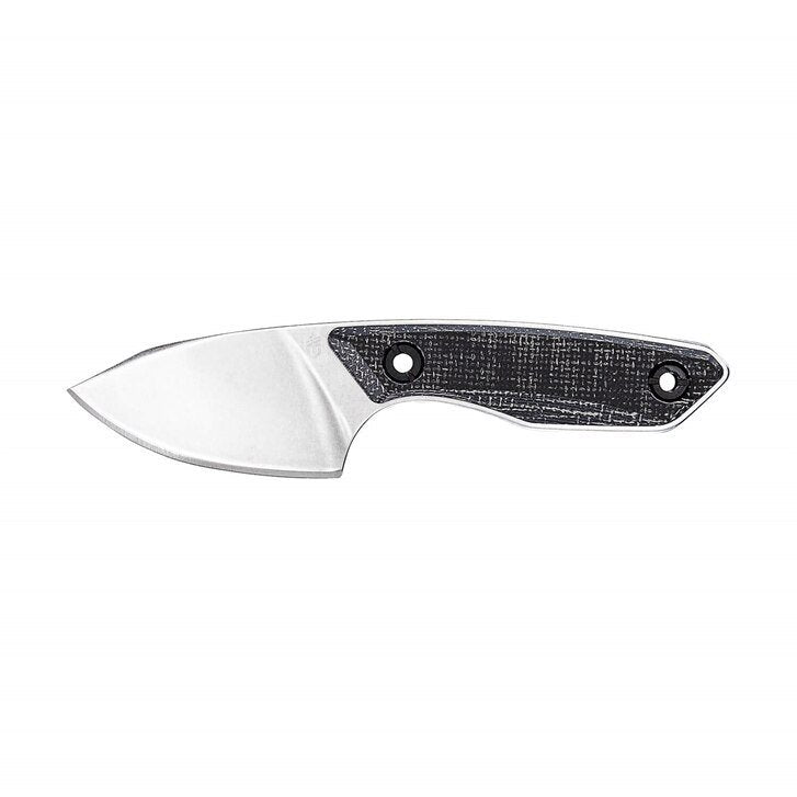 Gerber Stowe - Fixed Blade - Black Micarta Handle - Leather Sheath - 30-001905 Knives - Tophatter Daily Deals