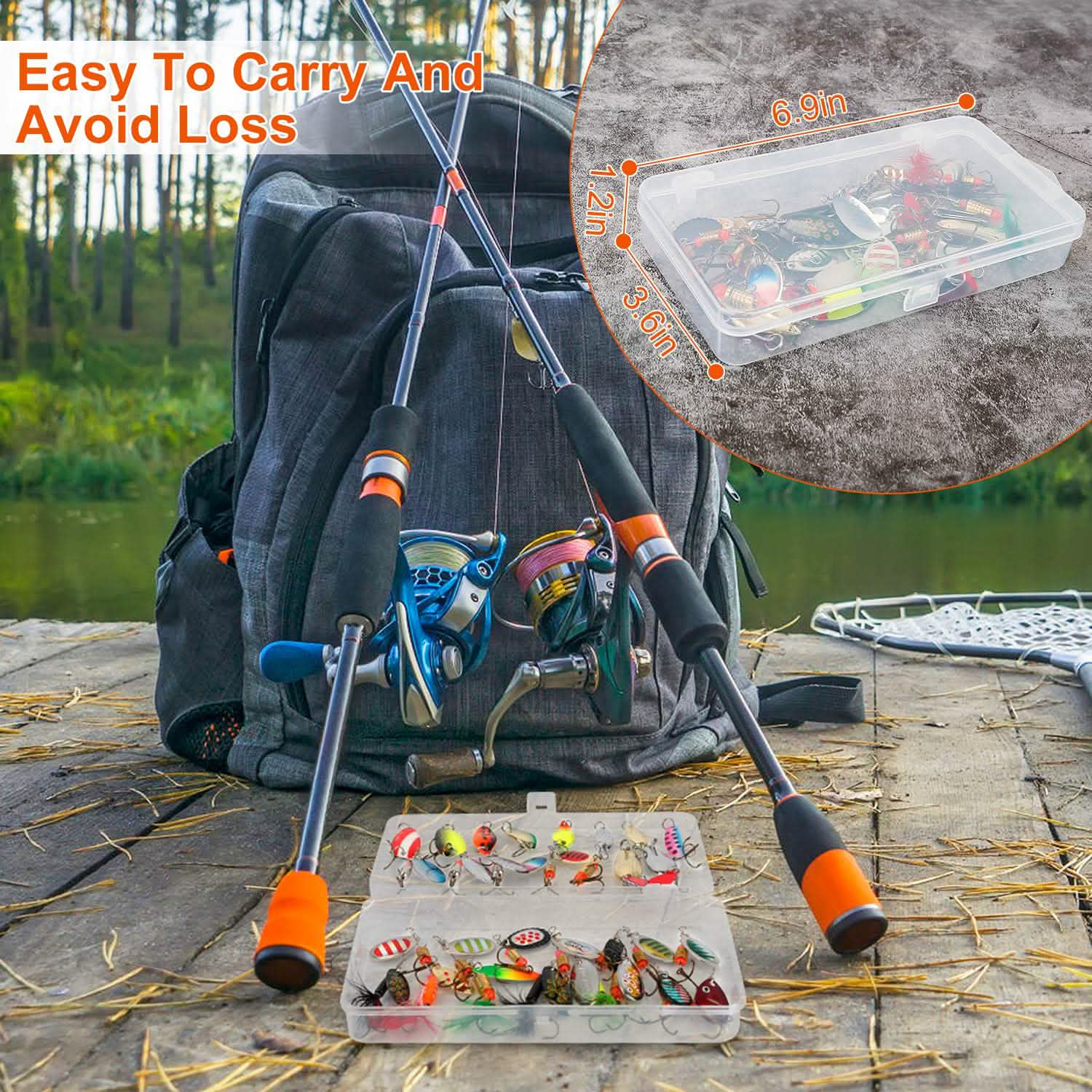 30-Piece: Fishing Metal Spoon Lures Kit Outdoor Recreation - Tophatter Daily Deals