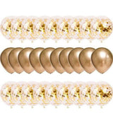 30-Pieces: Colorful Paper Latex Balloon Party Supplies Gold School, Office & Art Supplies - Tophatter Daily Deals