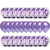 30-Pieces: Colorful Paper Latex Balloon Party Supplies Purple School, Office & Art Supplies - Tophatter Daily Deals